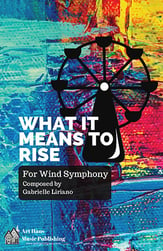 What it Means to Rise Concert Band sheet music cover